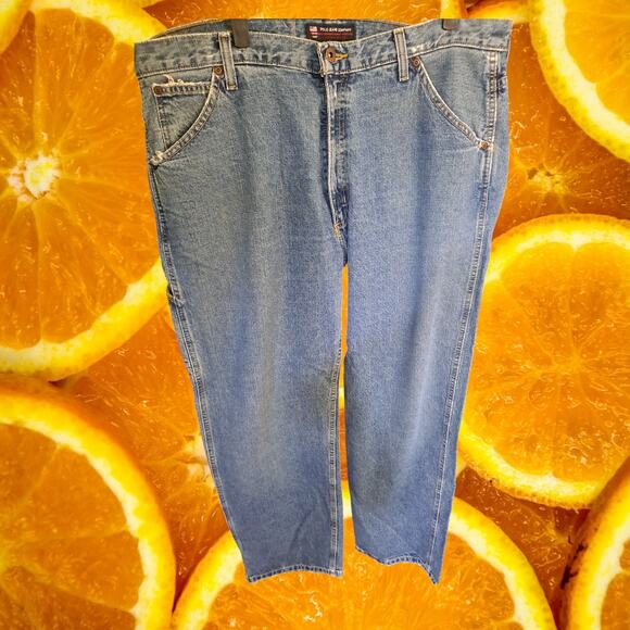 Polo Jean Company Slightly Distressed‎ Carpenter Blue Jeans Size 36x32 - Picture 2 of 6